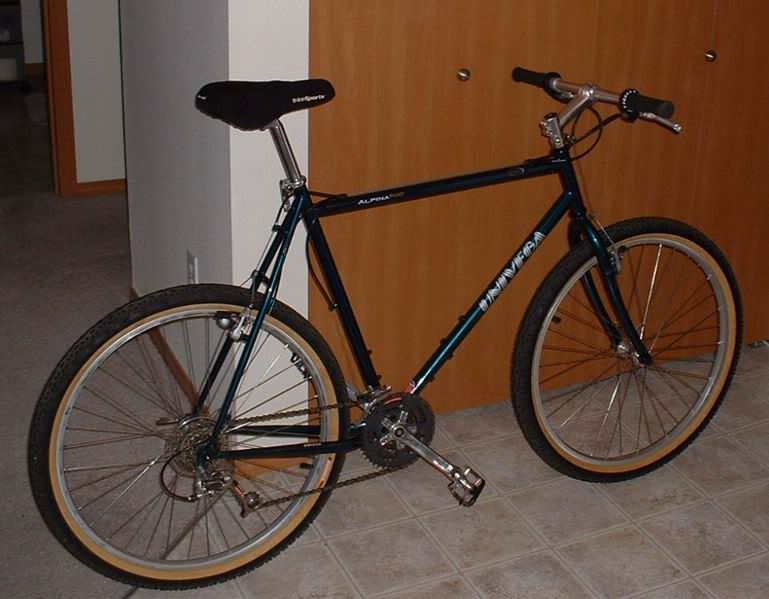 vintage full suspension mountain bike